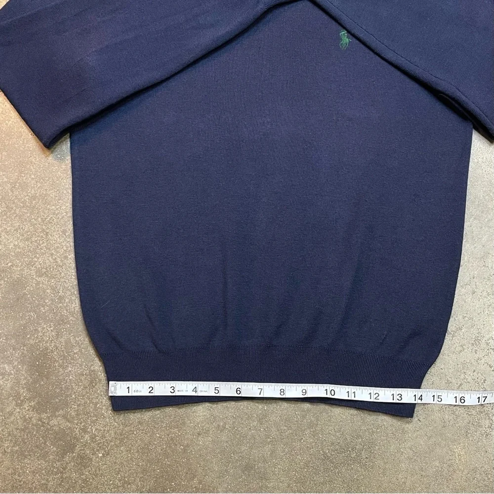 Vintage Polo Ralph Lauren Cotton V Neck Pullover Sweater